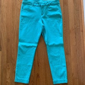 Old Navy Ankle Pixie Pants Seafoam Green Size 10